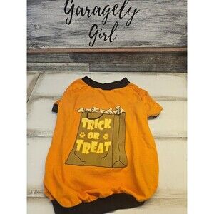 Halloween trick or treat t-shirt costume for dog or small animal size XL